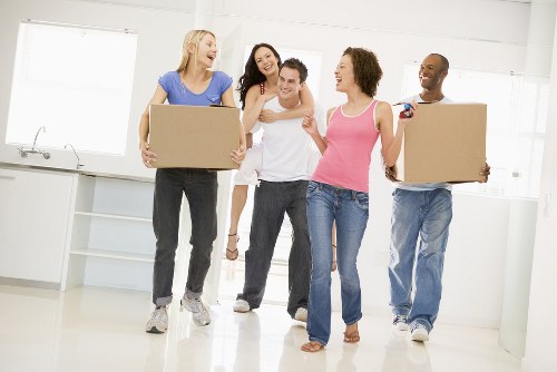 Business relocation logistics with vehicles and loading access in Tooting