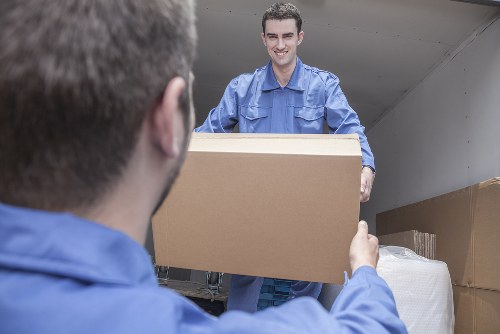 Removal van serving a local move in Tooting